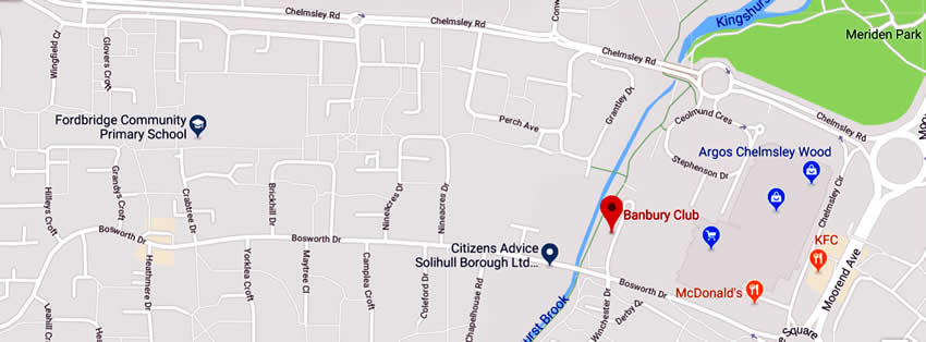 Banbury Club	Bosworth Drive, Chelmsley Wood,  B37 5EX