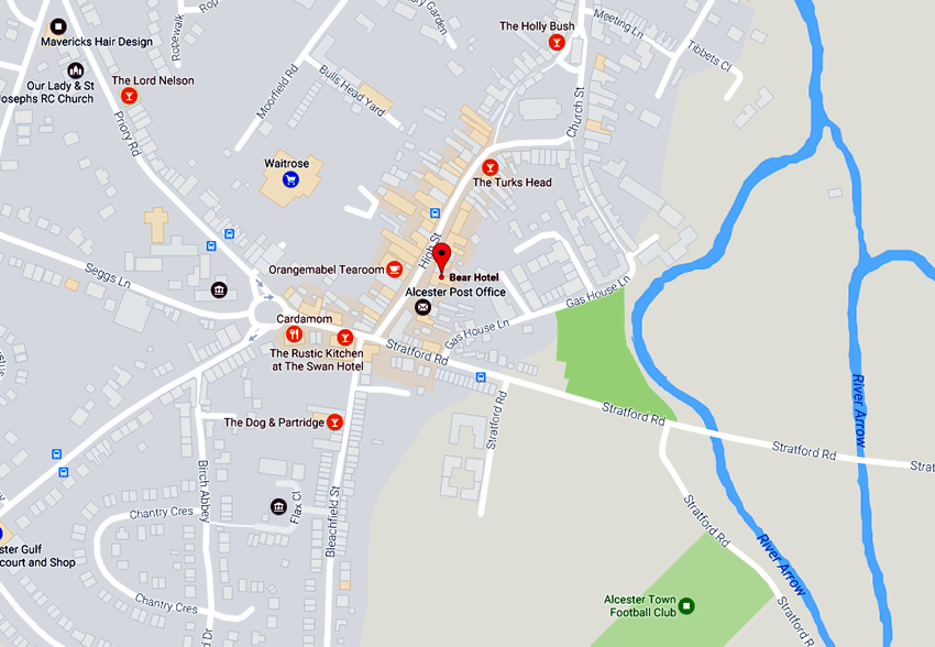 Bear Hotel	High Street, Alcester, B49 5AB