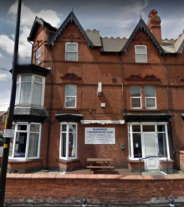 Bearwood Conservative Club	2 Rawlings Road, Bearwood, B67 5AA
