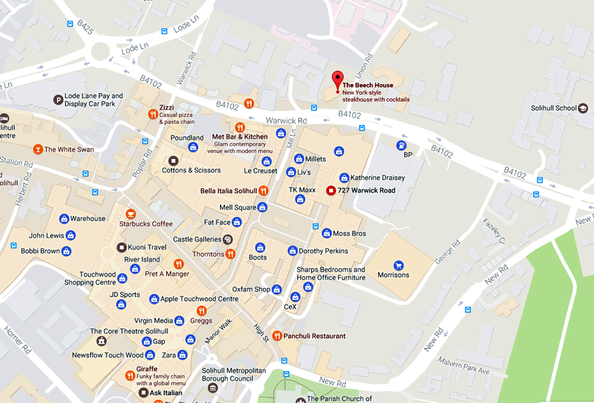 Beech House	727 Warwick Road, Solihull, B91 3DA