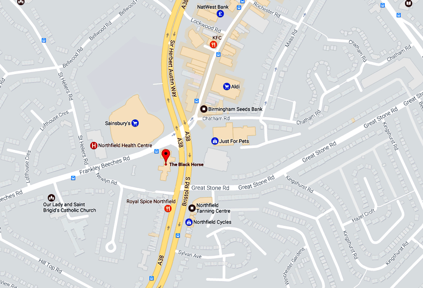 Black Horse	Bristol Road South, Northfield, B31 2QT
