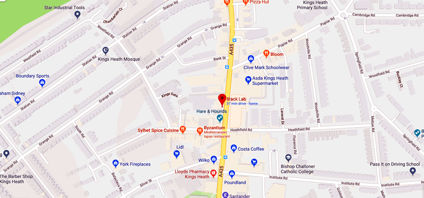 Black Lab	100 High Street, Kings Heath, B14 7JZ