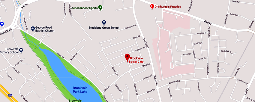 Brookvale Social Club	Anchorage Road, Erdington, B23 7LE