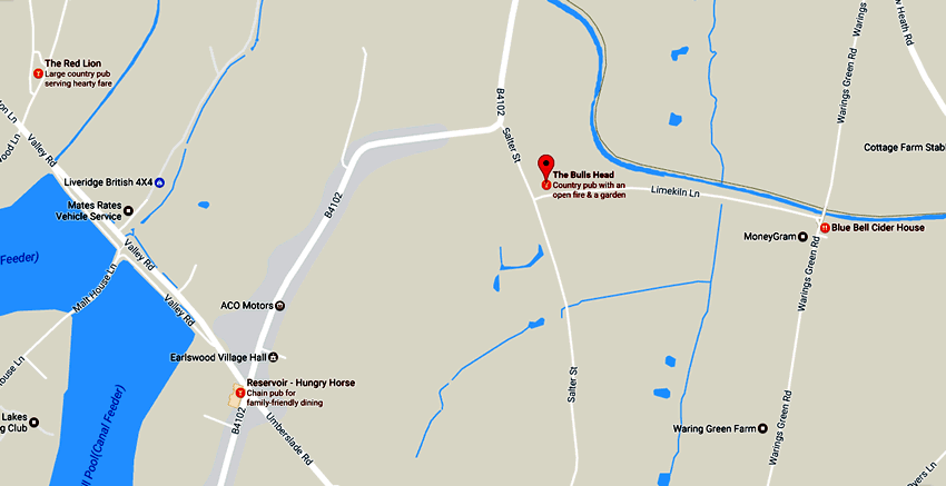 Bulls Head	7 Limekiln Lane, Earlswood, B94 6BU