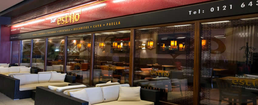Bar Estilo	110-114 Wharfside Street, Birmingham, B1 1RF
