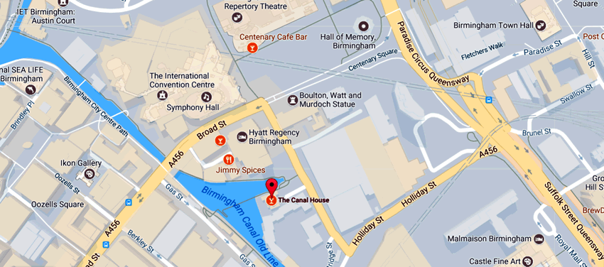 Canal House	12 Bridge Street, Birmingham, B1 2JR