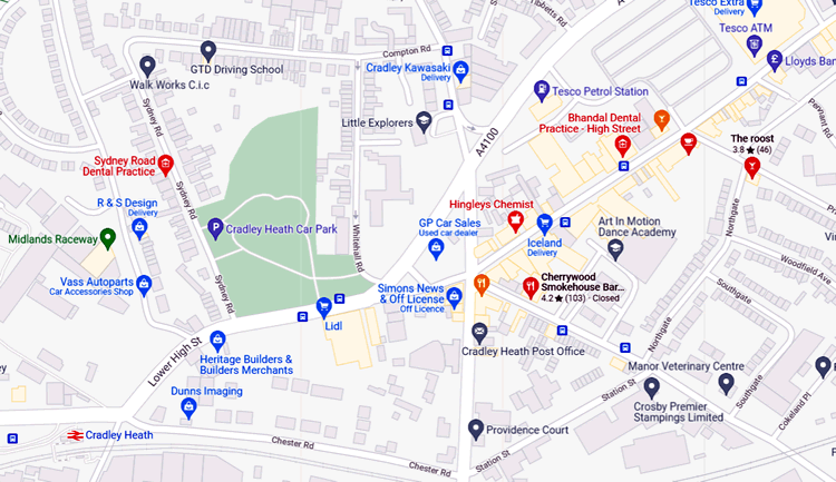 Cherrywood Smokehouse Bar & Grill 5 Graingers Lane, Cradley Heath, B64 6AH