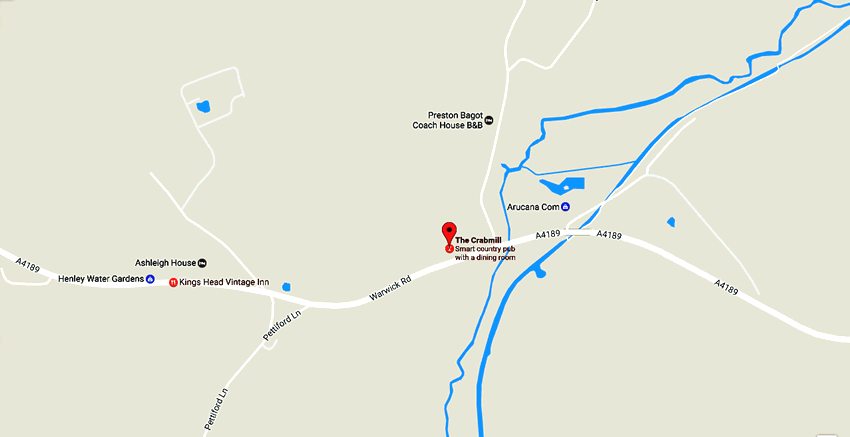 Crabmill	Warwick Road, Preston Bagot, B95 5EE