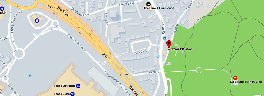 Crown & Cushion	2 Lloyd Street, West Bromwich, B71 4AT