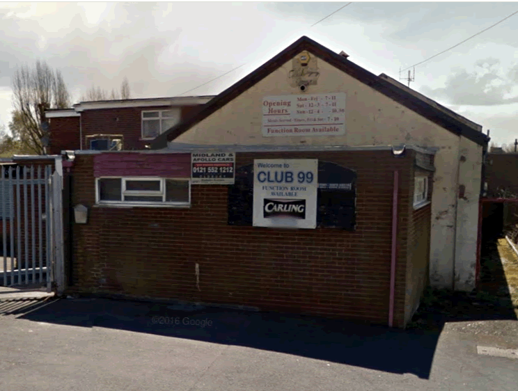 Club 99 Bar & Grill	173, Tat Bank Road, Oldbury, B69 4NH