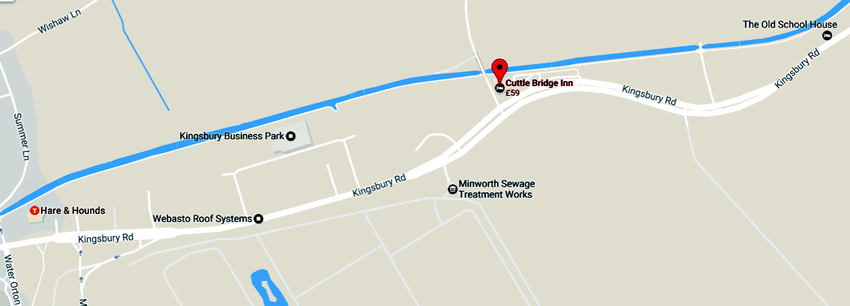 Cuttle Bridge Inn	Kingsbury Road, Minworth, B76 9DP