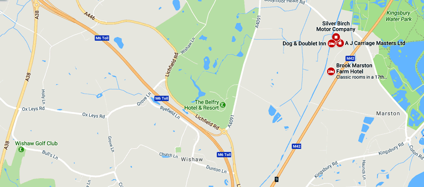 Dog & Doublet Inn	Dog Lane, Bodymoor Heath, B76 9JD