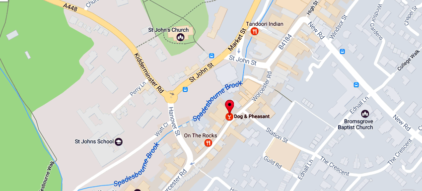 Dog And Pheasant	24 Worcester Road, Bromsgrove, B61 7AE