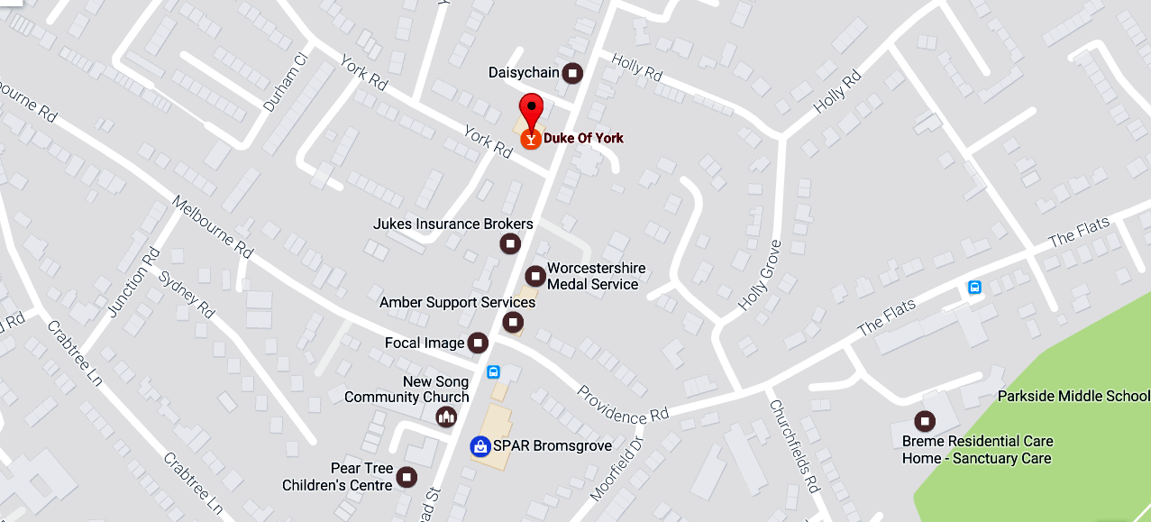 Duke Of York 83 Broad Street, Bromsgrove, B61 8LN