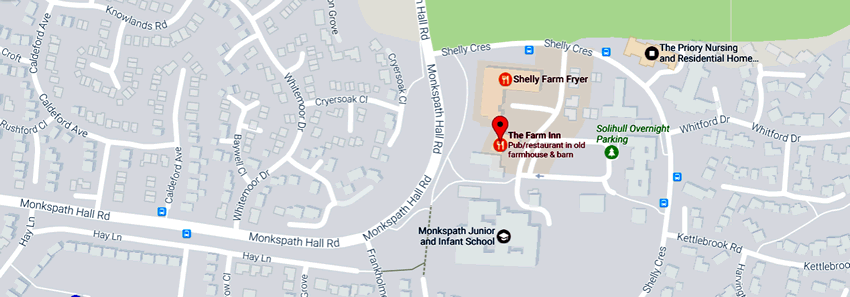 Farm Inn	Farmhouse Way, Monkspath, B90 4EH