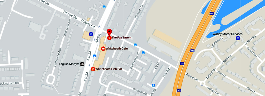 Fox Tavern	Titford Lane, Whiteheath, B65 0PY