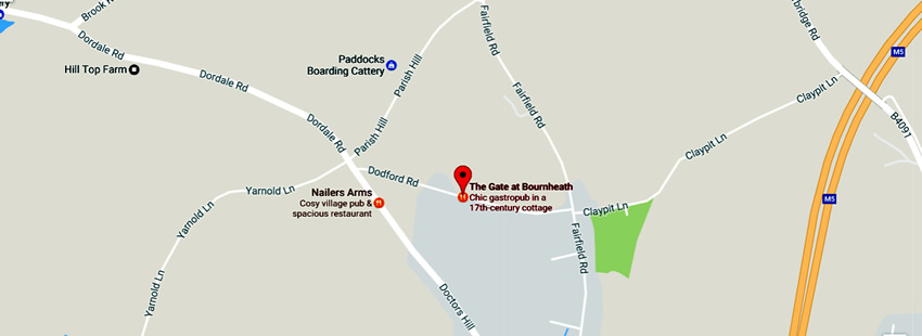 Gate At Bournheath	36 Dodford Road, Bournheath, B61 9JR