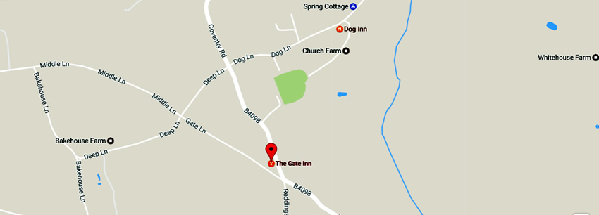 Gate	Gate Lane, Nether Whitacre, B46 2DS 