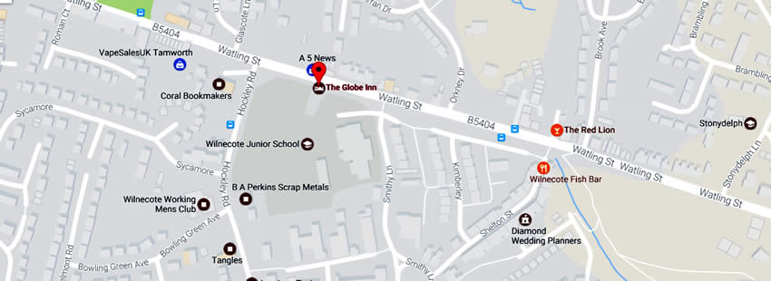 Globe Inn	91 Watling Street, Wilnecote, B77 5BA