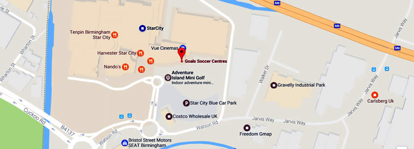 Goals	Star City, Watson Road, Nechells, B7 5SA 