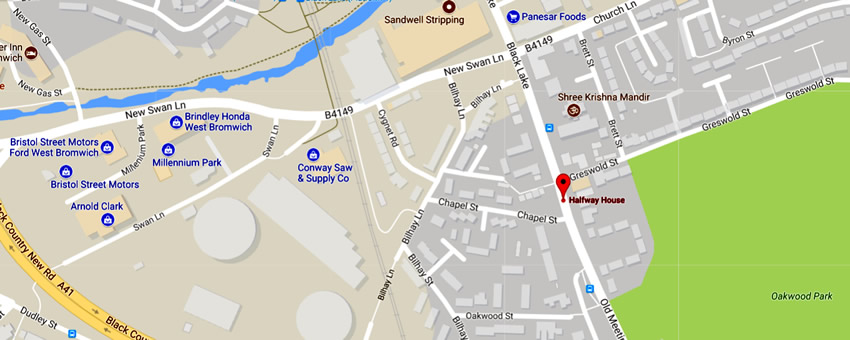 Halfway House	75 Old Meeting Street, West Bromwich, B70 9SR