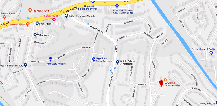 Hamstead	89 Green Lane, Hamstead, B43 5LG