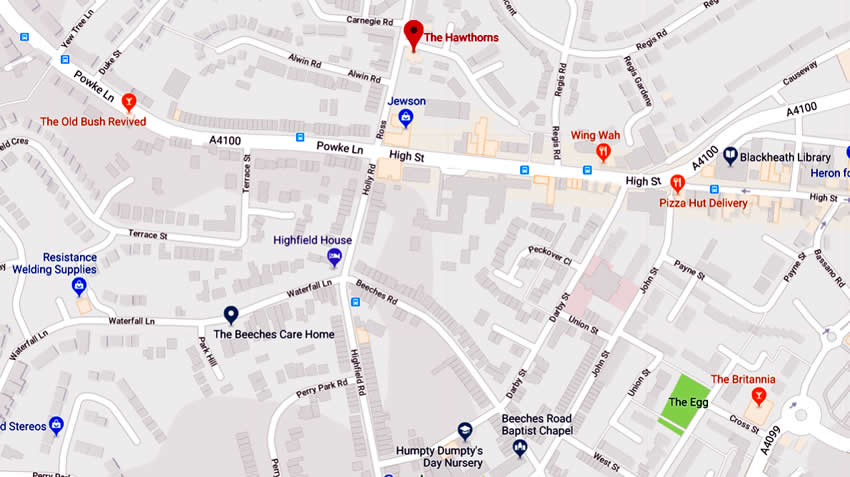 Hawthorns	162 Ross, Blackheath, B65 8BW