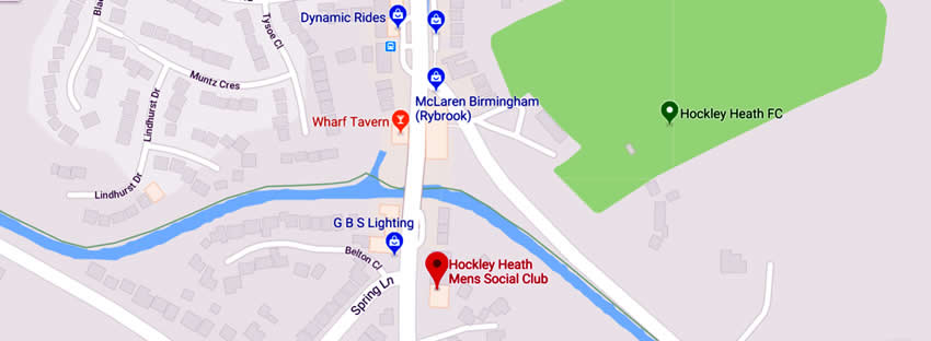 Hockley Heath Mens Social Club	Stratford Road, Hockley Heath, B94 5NH