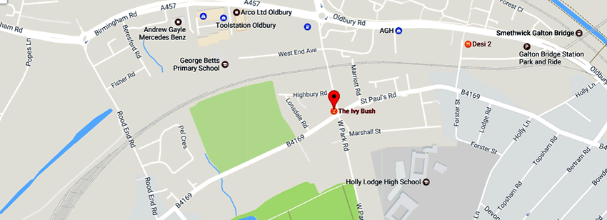 Ivy Bush	218, St. Pauls Road, Smethwick, B66 1QS