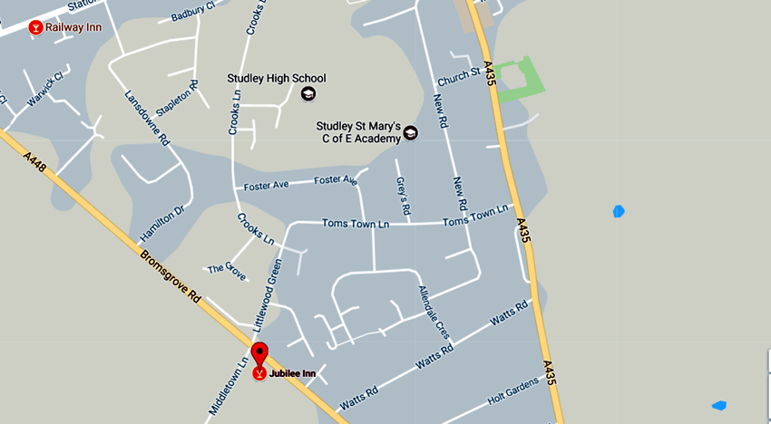 Jubilee Inn	Bromsgrove Road, Studley, B80 7PQ