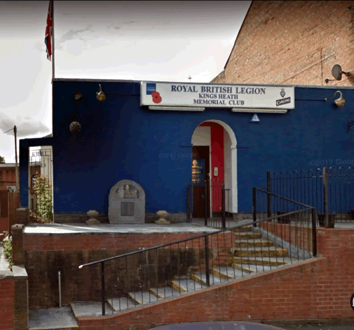 Kings Heath Royal British Legion Club	25 Station Road, Kings Heath, B14 7SR
