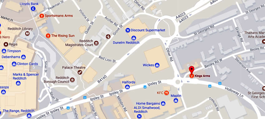 Kings Arms	Beoley Road West, Smallwood, B98 8LT 