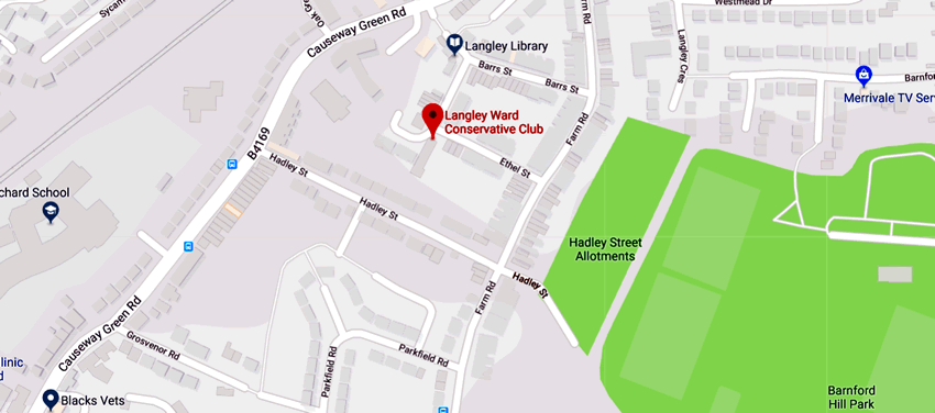 Langley Ward Conservative Club	Ethel Street, Langley, B68 8QY