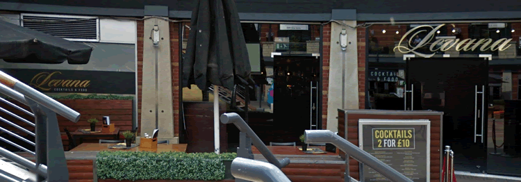 Levana Bar	Arcadian Centre, Hurst Street, Birmingham, B5 4TD