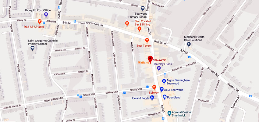 Midland	526-528 Bearwood Road, Bearwood, B66 4BE