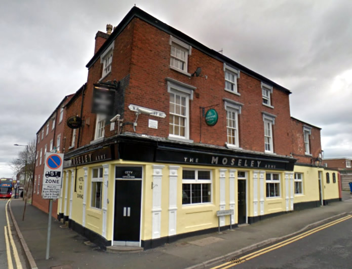 Moseley Arms	105 Ravenhurst Street, Digbeth, B12 0HB