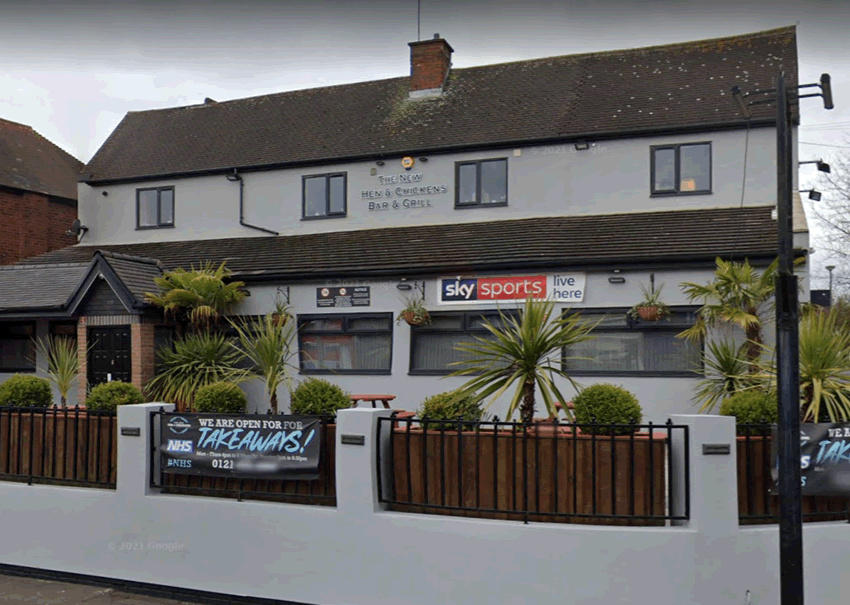 Hen & Chickens	90 Hill Top, West Bromwich, B70 0RT