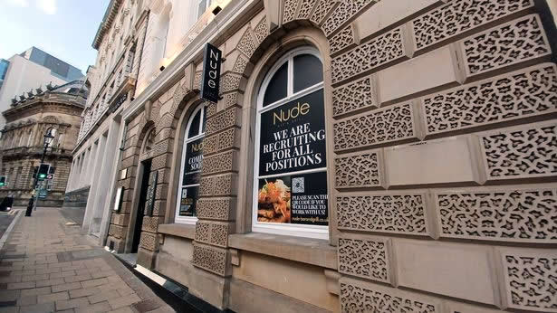 Nude Bar And Grill	38 Bennett's Hill, Birmingham, B2 5S