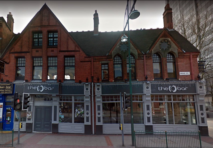 O Bar	264 Broad Street, Birmingham, B1 2DS 