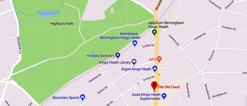Old Court	70 High Street, Kings Heath, B14 7JZ