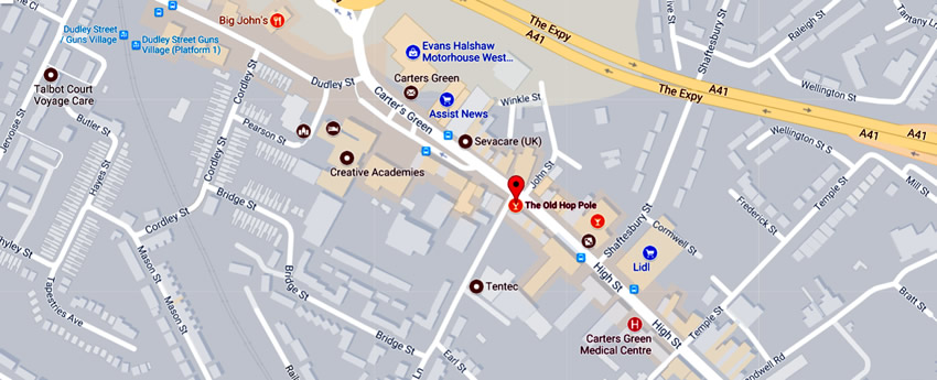 Old Hop Pole	474 High Street, West Bromwich, B70 9LD