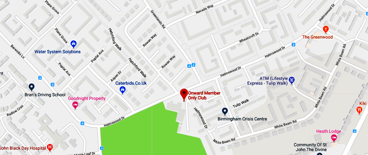 The Onward Club 107 Helmswood Drive, Chelmsley Wood, B37 7NS