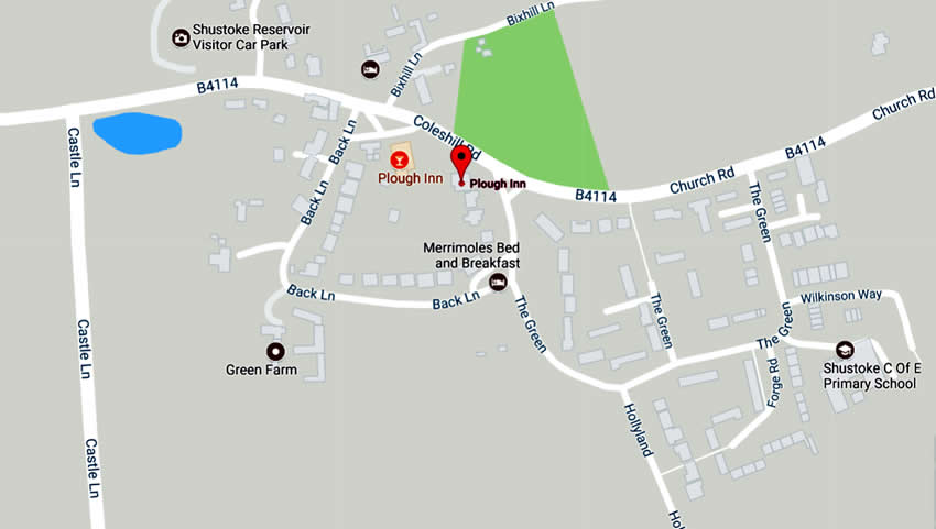 Plough Inn	The Green, Shustoke, B46 2AN