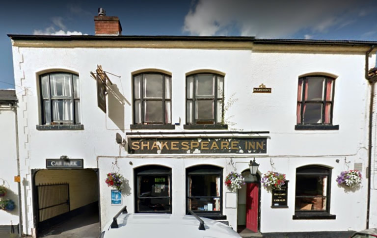 Shakespeare Inn	6 Redditch Road, Studley, B80 7AX