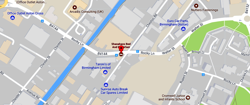 Shanahans	127-129 Rocky Lane, Aston, B7 5EP