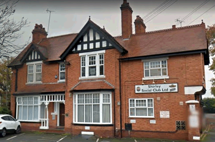 Shirley Social Club	135 Marshall Lake Road, Shirley, Solihull B90 4RB