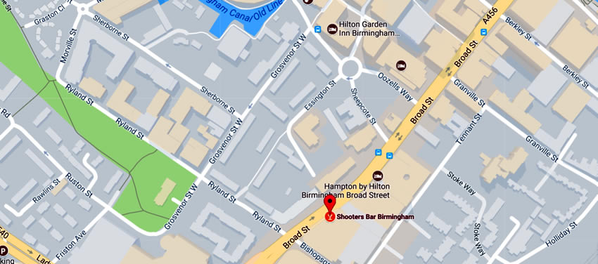 Shooters Bar	195 Broad Street, Birmingham, B15 1AY