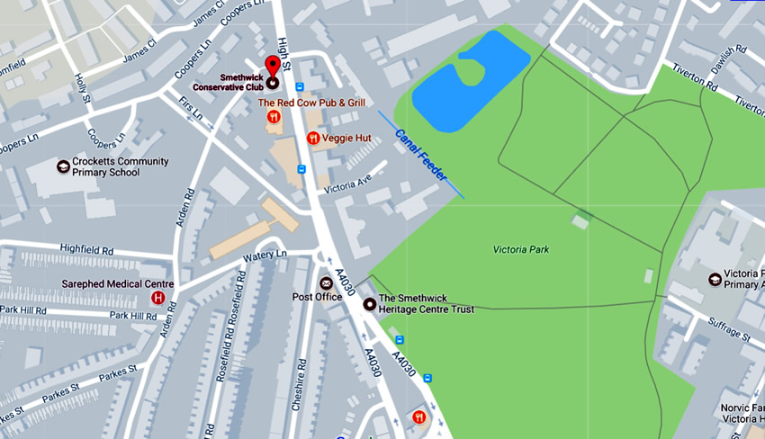 Smethwick Conservative Club	236 High Street, Smethwick, B66 3NL