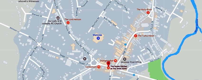 Swan Hotel	1 Swan Street, Alcester, B49 5DP	