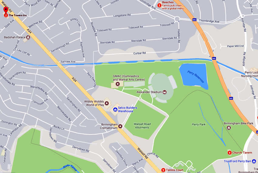 Towers	636 Walsall Road, Great Barr, B42 1EY